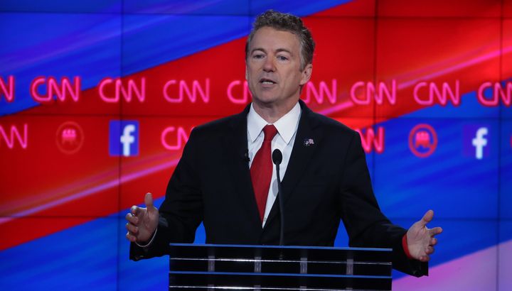 Yes, Rand Paul (above) could find himself "stuck" with supporting Donald Trump.