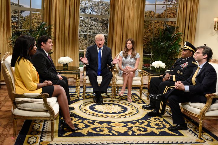 Donald Trump on "Saturday Night Live" in November.
