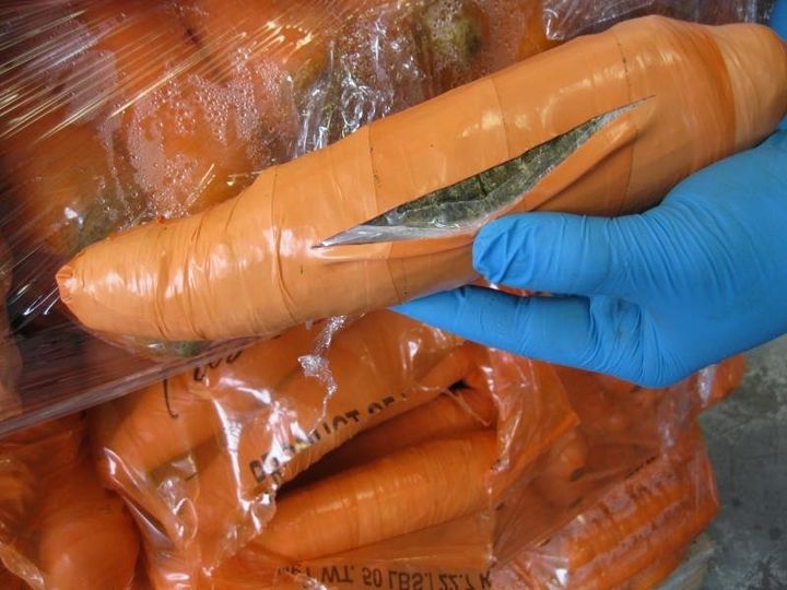 Looks suspicious. Those are not really carrots.