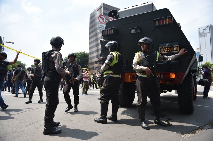 A coordinated assault by a group of suicide bombers and gunmen is unprecedented in Indonesia.