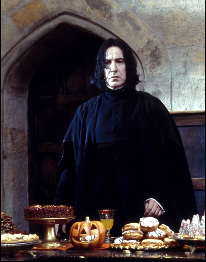 Alan Rickman as Professor Snape in "Harry Potter and the Sorcerer's Stone" in November 2001.