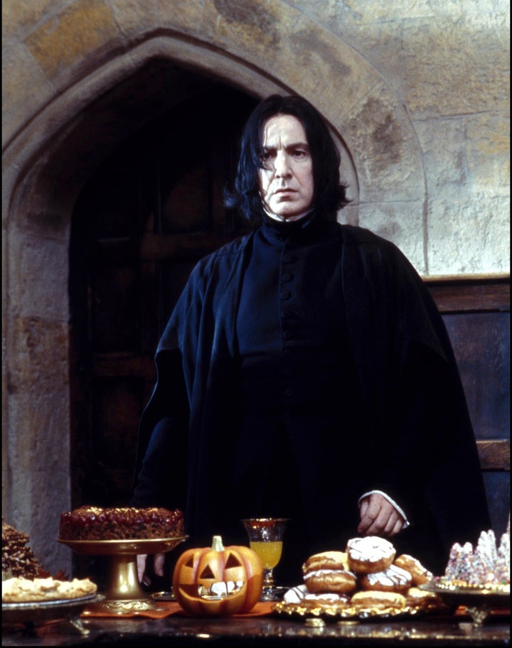 Alan Rickman as Professor Snape in "Harry Potter and the Sorcerer's Stone" in November 2001. 