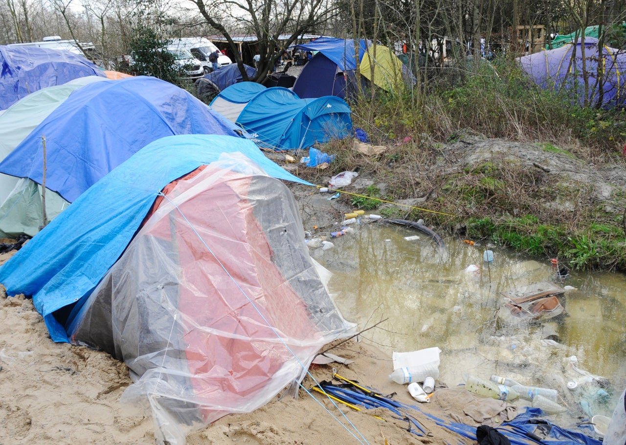 This was Basem Saedi's first home in the camp. He was finally able to switch tents when this one became submerged in filthy water.