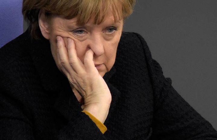 A frustrated politician in southern Germany has dispatched a busload of 31 refugees to Angela Merkel's office to protest her open-door refugee policy.