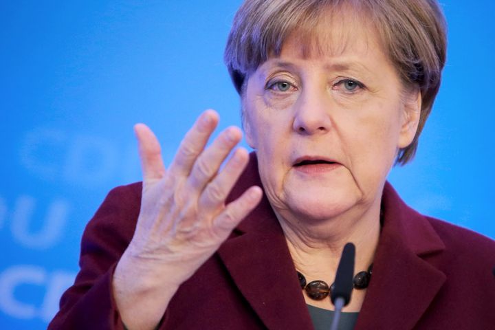 There is growing pressure on Merkel to slow the influx of migrants and refugees coming to Germany, many from war zones in the Middle East.