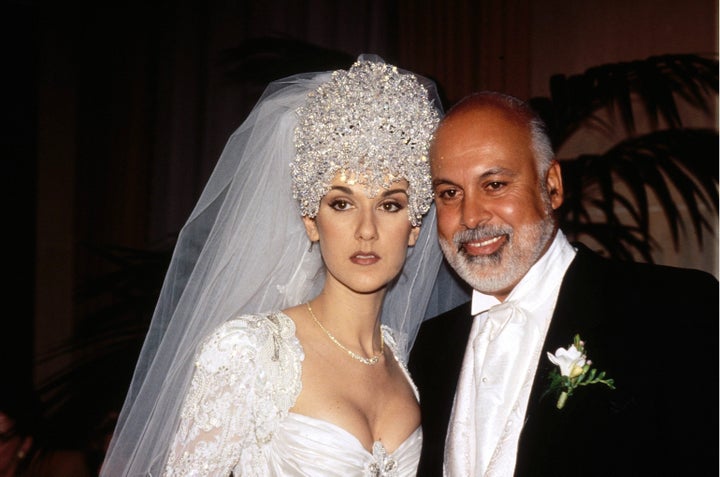 Celine Dion and Rene Angelil wed on Dec. 17, 1994.