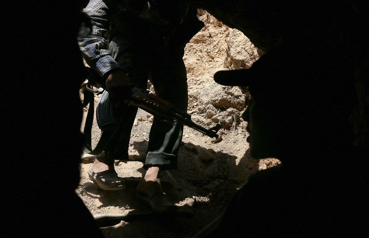 “We heard that the regime had bombed tunnels while civilians were crossing, and I was very worried that they would discover the tunnel and bomb it," Joumana, a woman who traveled through underground tunnels to seek medical treatment for her children, said.