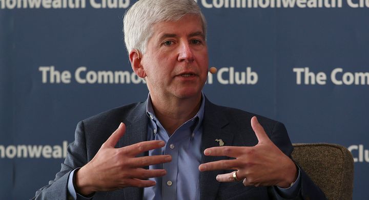 Michigan Gov. Rick Snyder (R) has been blamed for Flint's water crisis, but it took a lot of people working together to create this mess.