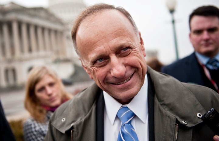 Rep. Steve King (R-Iowa) initially didn't think he could come up with something positive to say about Obama, but in the end he worked it out.