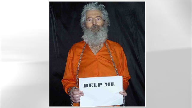 Robert Levinson appeared shackled and wearing an orange jumpsuit in photographs sent to his family.