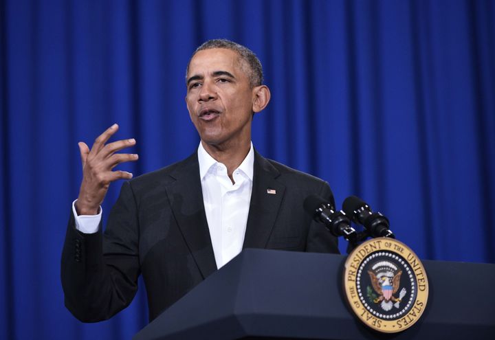 President Barack Obama thinks men might have something to do with the so-called tampon tax.