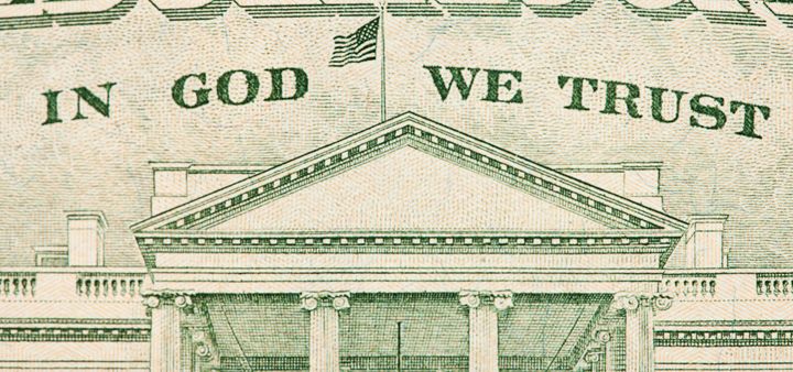 The phrase "In God We Trust," which appears on the reverse side of a $20 bill, is being challenged by 41 plaintiffs in a lawsuit filed in Ohio this week.