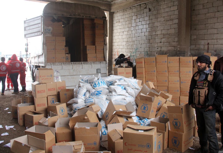 The Syrian regime profits heavily through selling some of the aid that gets in through the Syrian Arab Red Crescent, but also by taking bribes to get people out of besieged towns, Sadri said.