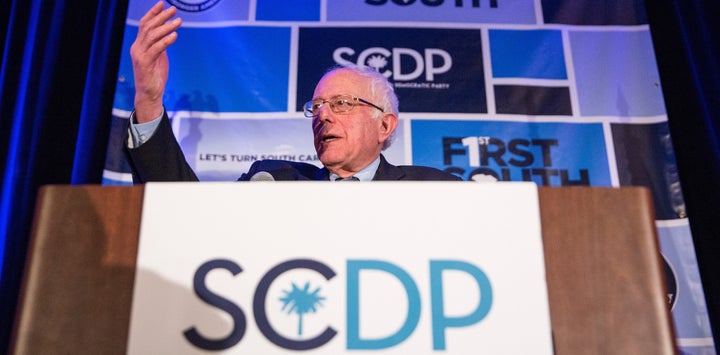 Democratic presidential hopeful Sen. Bernie Sanders (I-Vt.) announced his support for gun-related legislation just before he
