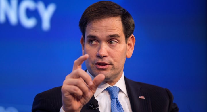 Sen. Marco Rubio (R-Fla.) says he bought a handgun to protect his family from threats like ISIS.