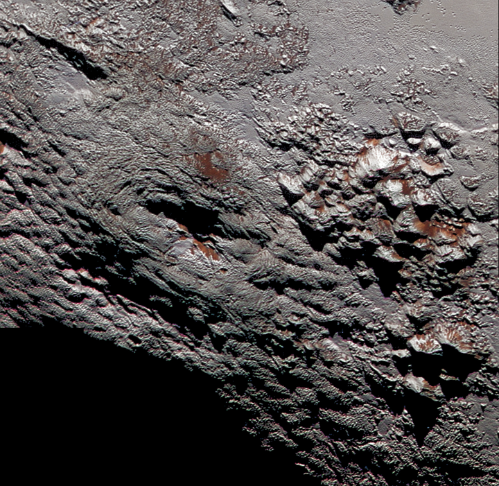 A large feature on Pluto is believed to be a volcano -- except this one spewed ice.