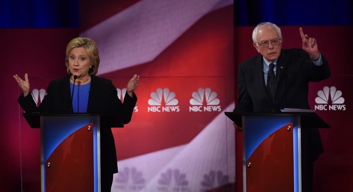Hillary Clinton and Bernie Sanders debated Sunday evening.