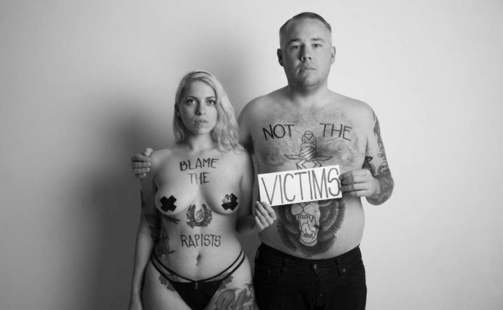 "Blame the rapists, not the victims." 