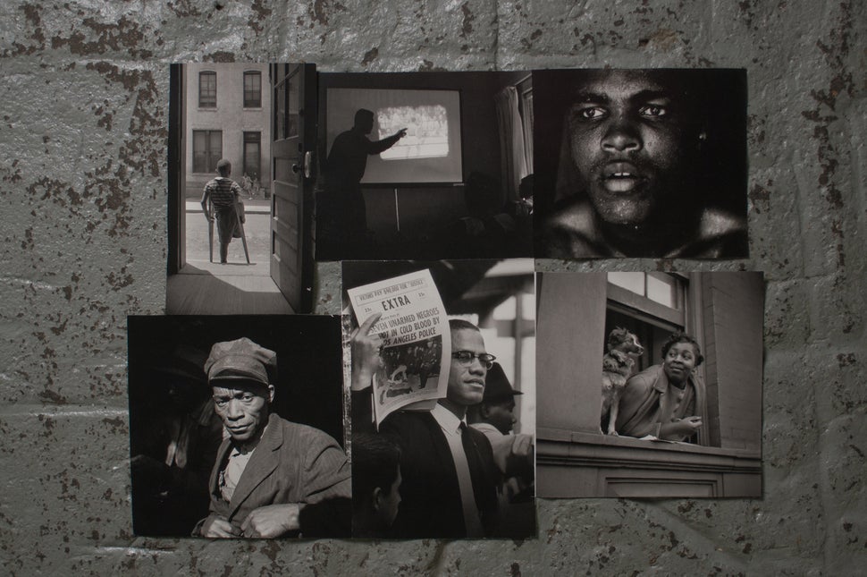Collage by Peter Beard, 2013. Photographs by Gordon Parks. 