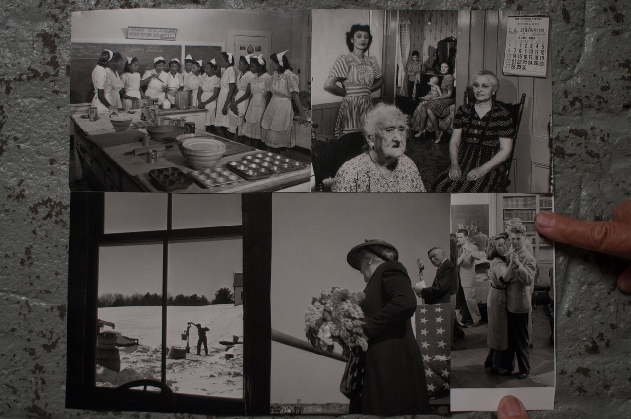 Collage by Peter Beard, 2013. Photographs by Gordon Parks.