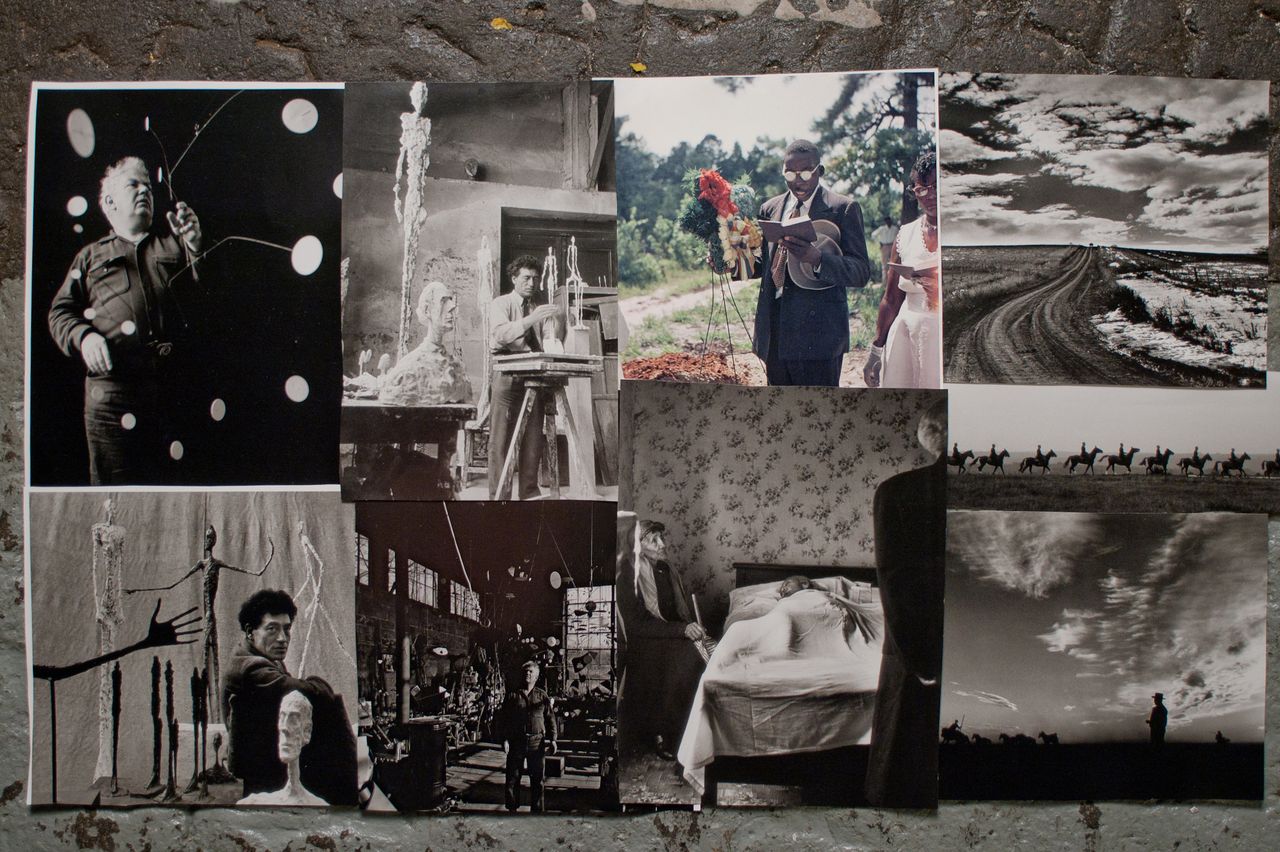 Collage by Peter Beard, 2013. Photographs by Gordon Parks. 