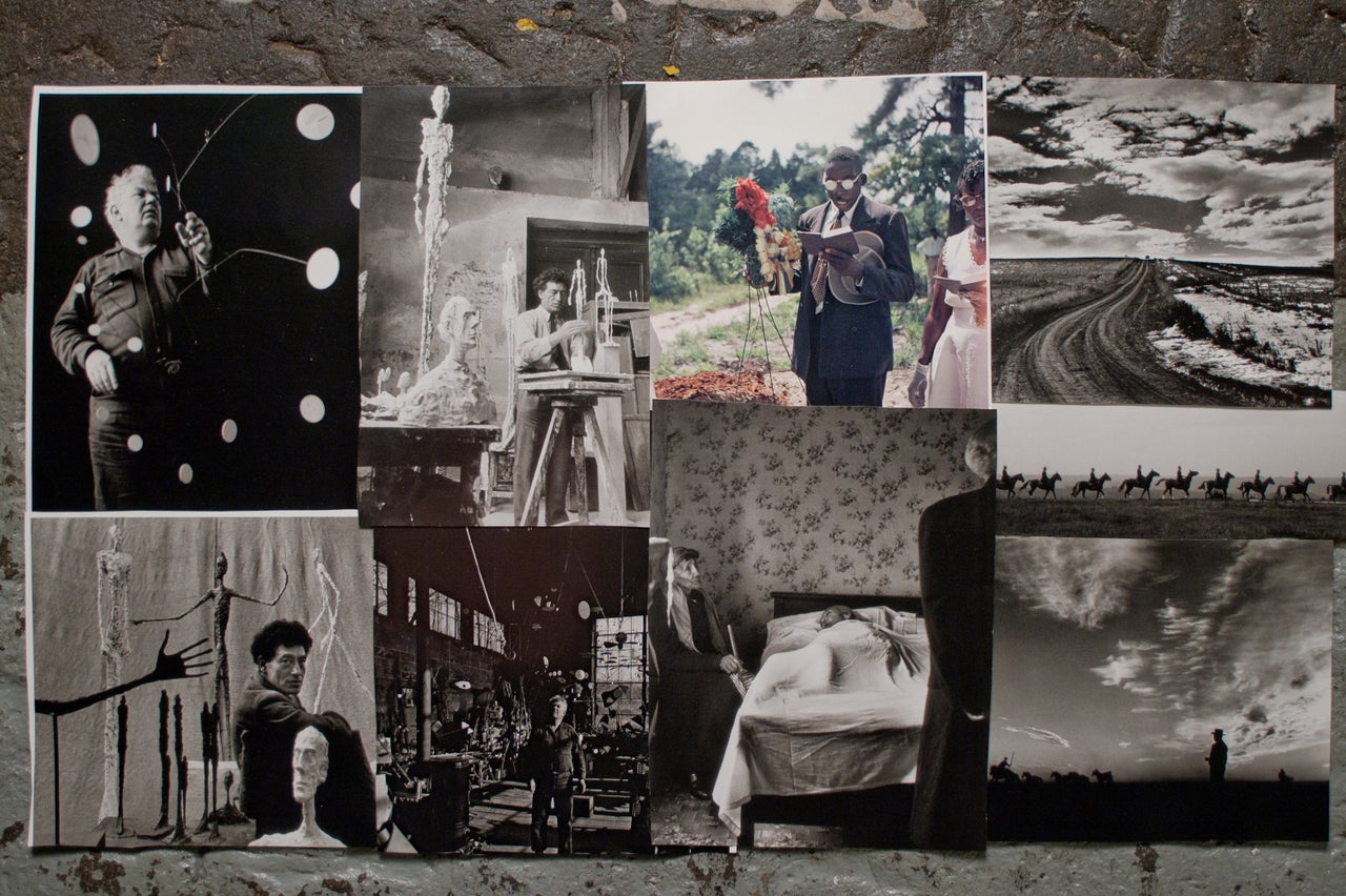 Collage by Peter Beard, 2013. Photographs by Gordon Parks.