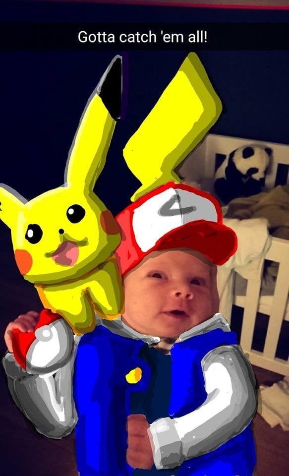 Dad Transforms Newborn Into Iconic Heroes In Epic Snapchats HuffPost