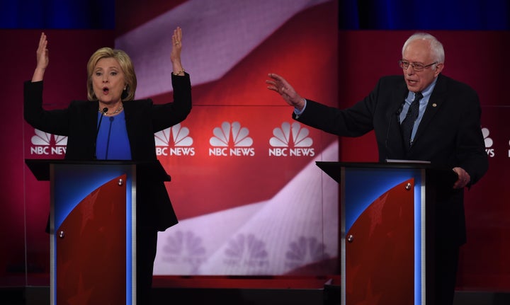 According to posts on the social media app Yik Yak, Democratic presidential candidate Hillary Clinton lags behind Bernie