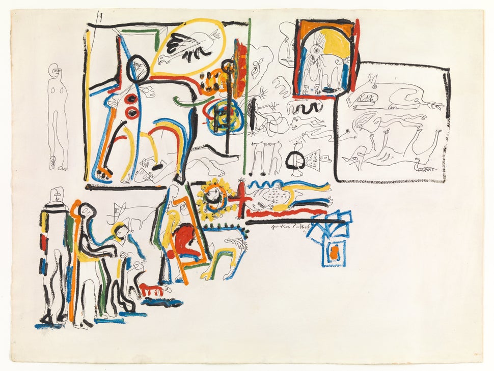 Jackson Pollock's Style of Painting - Words | Essay Example