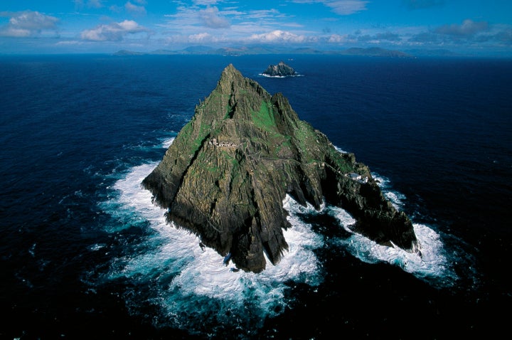 The Skellig Islands are part of County Kerry, Ireland.