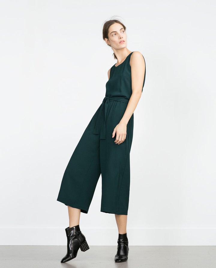 Zara Fancy Cropped Jumpsuit, $22.99