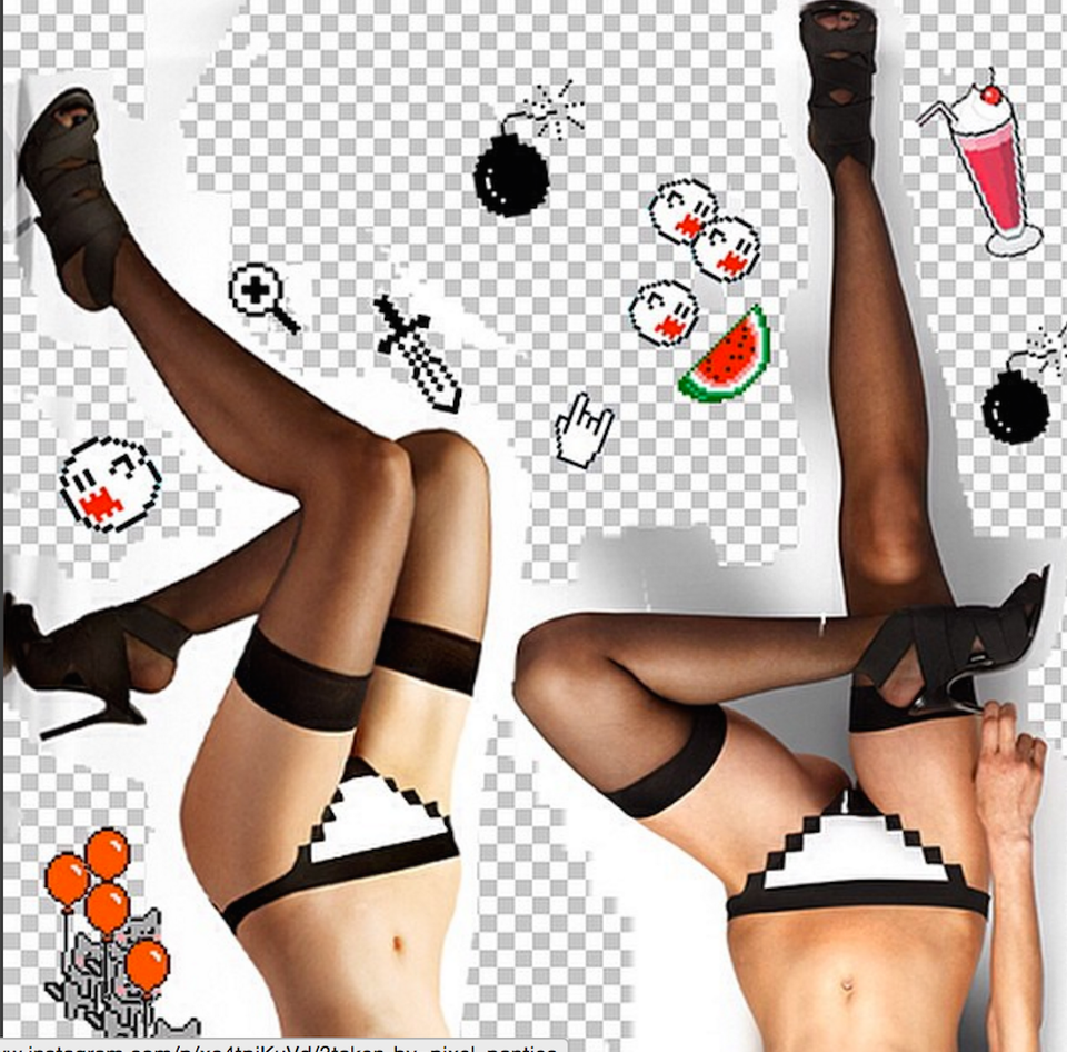 NSFW: A New Brand is Launching Pixelated Panties - Brit + Co