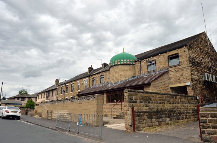 The Zakaria mosque is seen among terraced houses in Dewsbury, England. Critics say Cameron's decision to single out Musl
