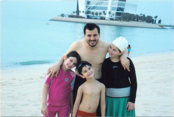 UAE authorities have charged Canadian businessman Salim Alaradi with supporting, funding and cooperating with terrorist organizations. Above, Alaradi is seen with three of his five children.