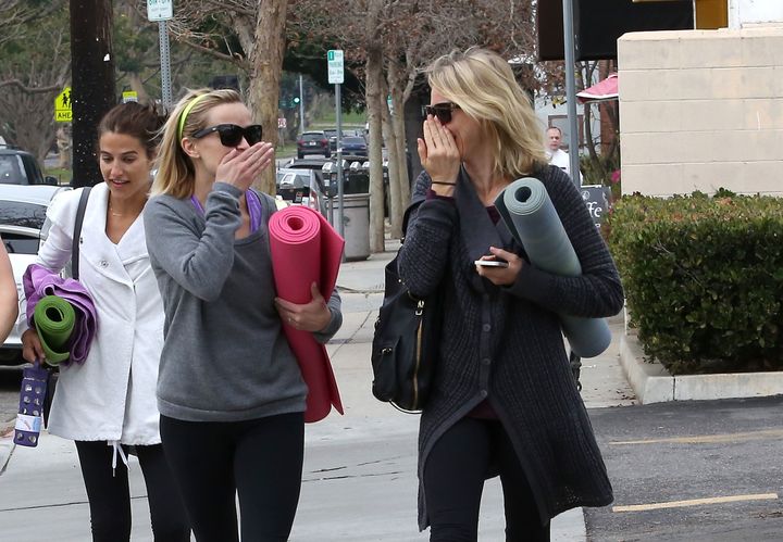 Reese Witherspoon and Naomi Watts on February 06, 2014 in Los Angeles, California.