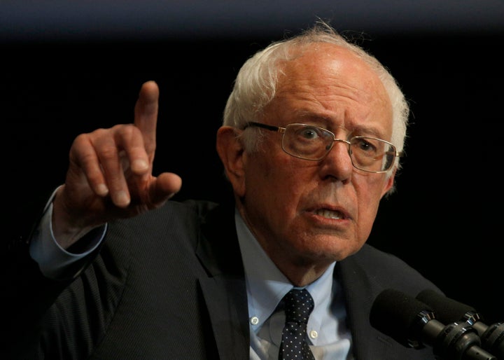 Democratic presidential candidate Bernie Sanders is leading the polls in New Hampshire.