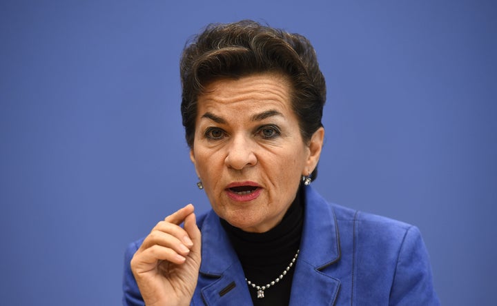 Christiana Figueres, executive secretary of the United Nations Framework Convention on Climate Change. At the World Economic Forum in Davos, she said it was time for everyone to act to reduce climate change.