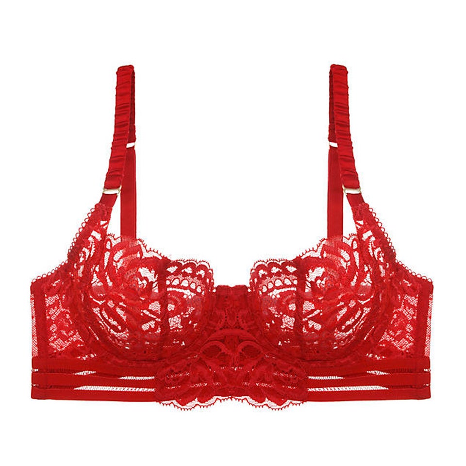 Unlined All-Over Lace Bra - Déesse Collection