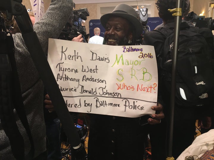 “In 2016, we gonna bring attention to everything that’s wrong in Baltimore until they get it right,” said protester "Shorty" Davis.