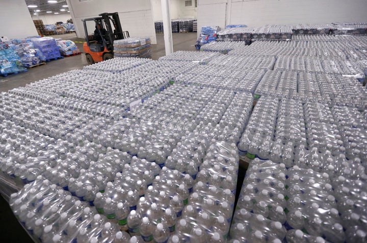 Residents of Flint, Michigan, are relying on bottled water as the city's drinking water remains contaminated with lead. HuffP