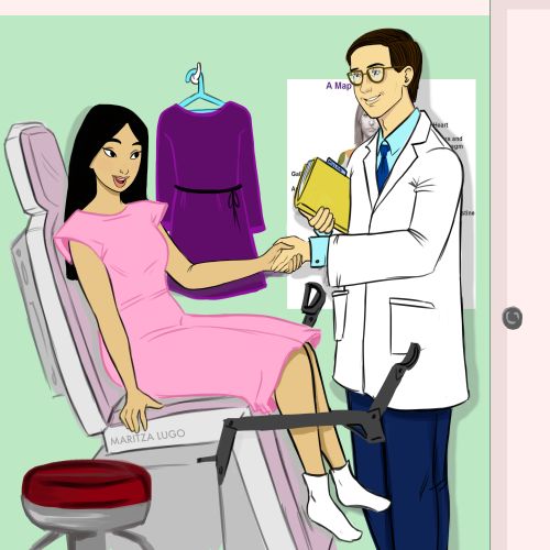 Mulan has a regular cervical cancer screen with her gynecologist. It could involved a Pap test, an HPV test or both.