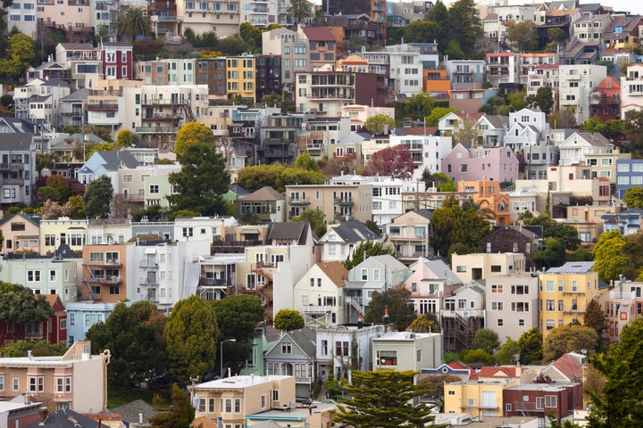 File photo of San Francisco. Sorry, you probably couldn't afford to live in any of the buildings pictured. 