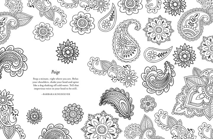 Wouldn't coloring be so much more relaxing... if your coloring book knew you by name?