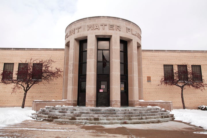 The Flint Water Plant is seen Jan. 13, 2016.