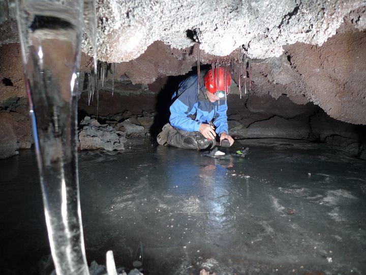 Scientists say the rare cave ice is potentially "extremely valuable scientifically."