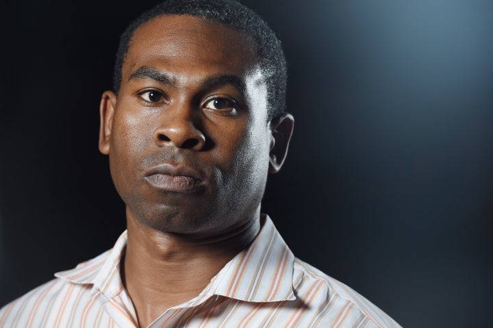 POCOMOKE CITY, MD - JULY 13: Franklin L. Savage, a member of the Pocomoke City Police Department poses for a portrait on Monday July 13, 2015 in Pocomoke City, MD. Former Pocomoke City police chief, Kelvin Sewell claims he was fired because he would not fire Savage and Lynell Green after they had filed EEOC complaints. (Photo by Matt McClain/The Washington Post via Getty Images)