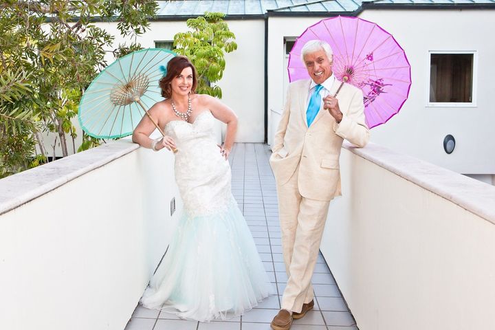 Following their Leap Day union in 2012, Van Dyke and Arlene had a larger, second wedding that September, with the whimsical theme of a "Seafoam Circus."