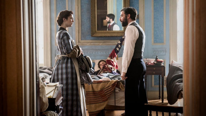 Mary Phinney and Jedediah Foster in “Mercy Street” on PBS.