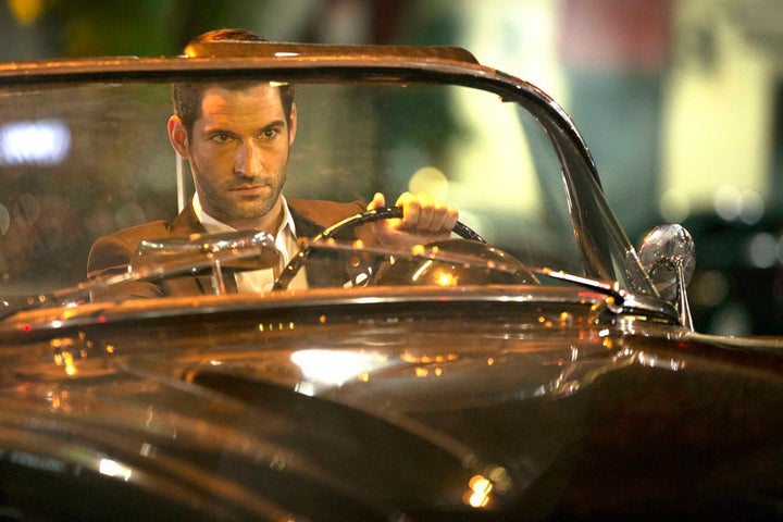 Tom Ellis as Lucifer, in Fox-TV’s “Lucifer.”