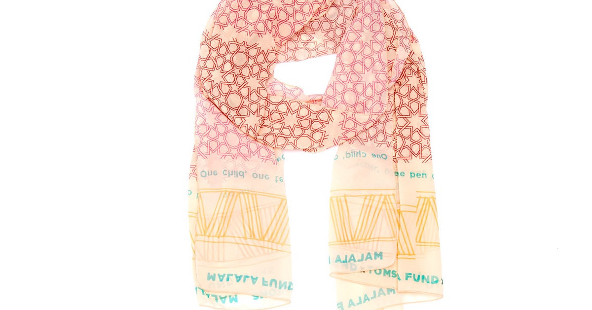 The Malala Fund And Toms Made A Scarf To Fund Girls' Education